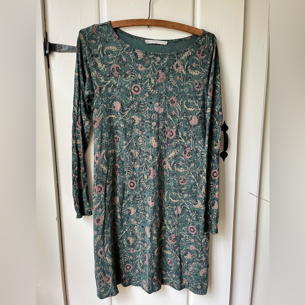 Floral Paisley Green Peruvian Connections Dress
